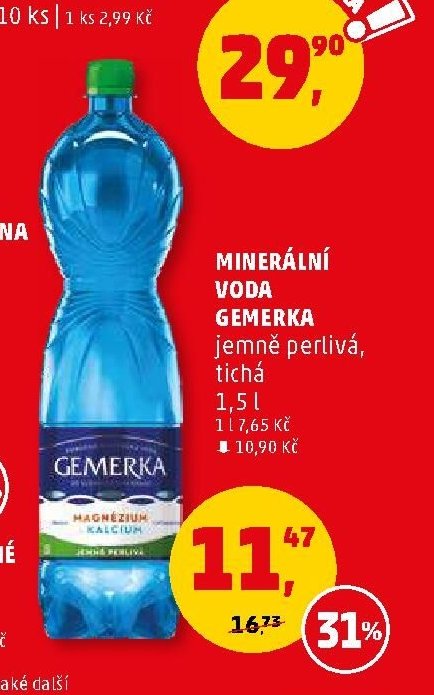 Minerální voda Gemerka