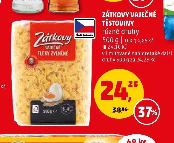 Zátkovy vaječné těstoviny