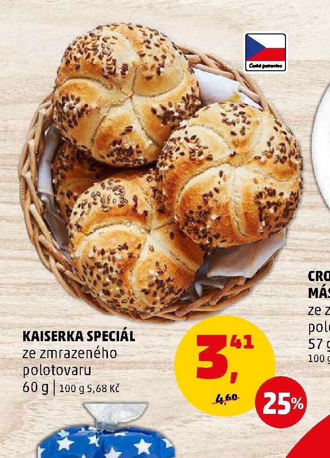 KAISERKA SPECIÁL ze zmrazeného polotovaru