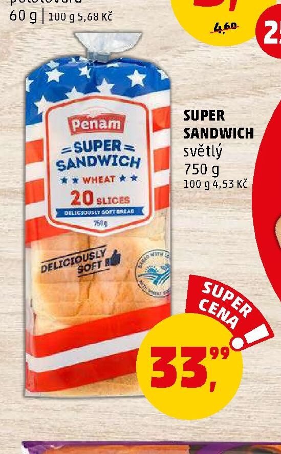 SUPER SANDWICH světlý