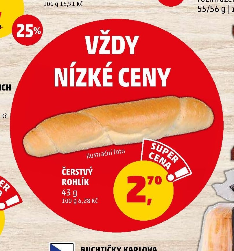 ČERSTVÝ ROHLÍK