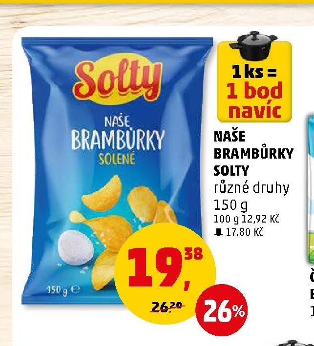 Naše brambůrky Solty
