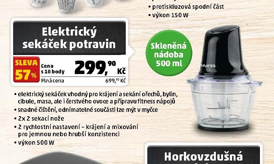 Elektrický sekáček potravin