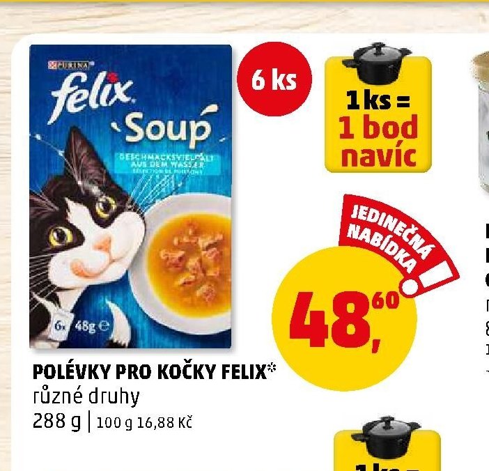 Polévky pro kočky Felix 288 g