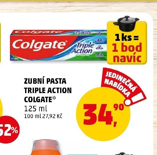 Zubní pasta Colgate Triple Action 125 ml