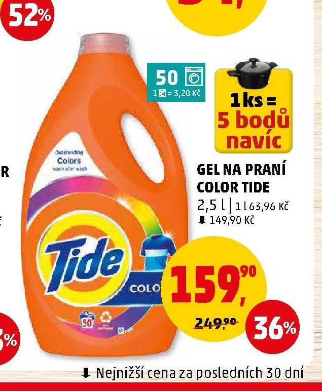 Gel na praní Color Tide 2,5 l