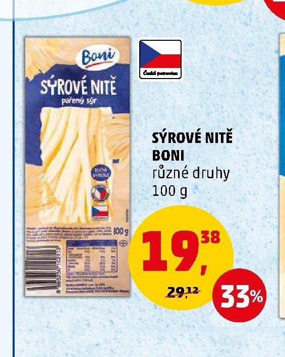SÝROVÉ NITĚ BONI
