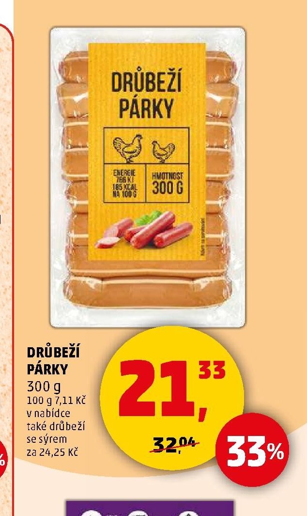 Drůbeží párky