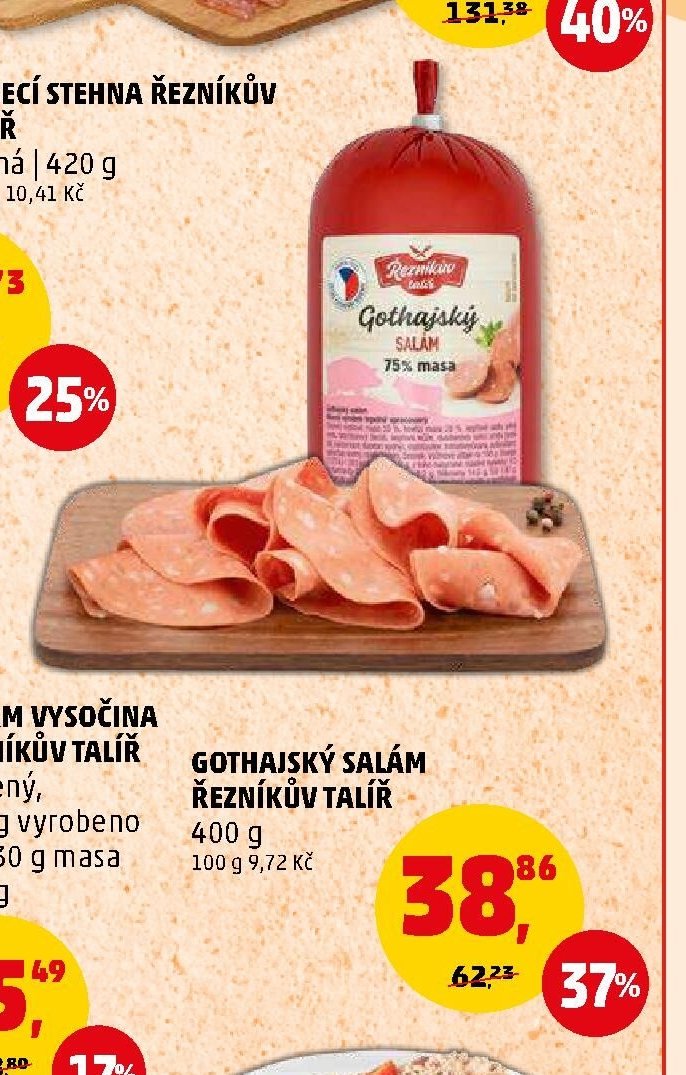 Gothajský salám Řezníkův talíř