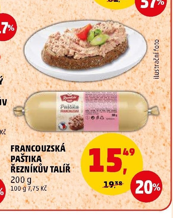 Francouzská paštika Řezníkův talíř