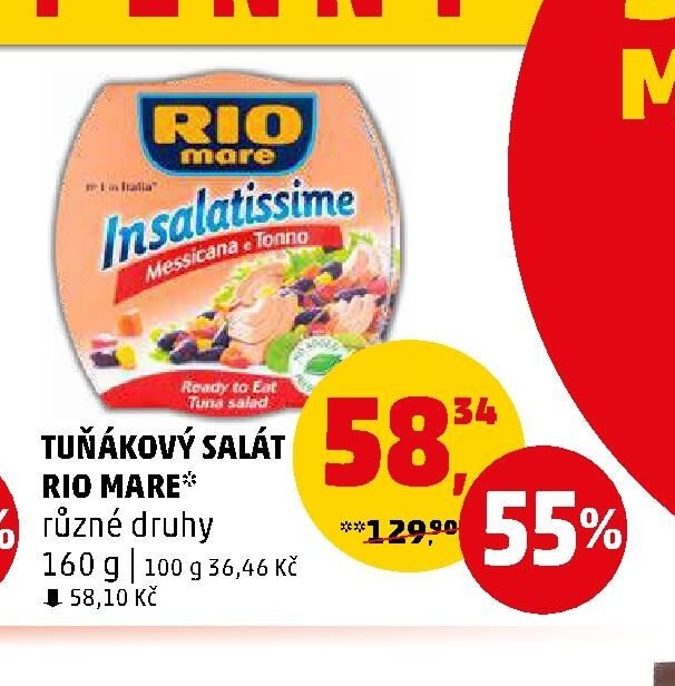 TUŇÁKOVÝ SALÁT RIO MARE