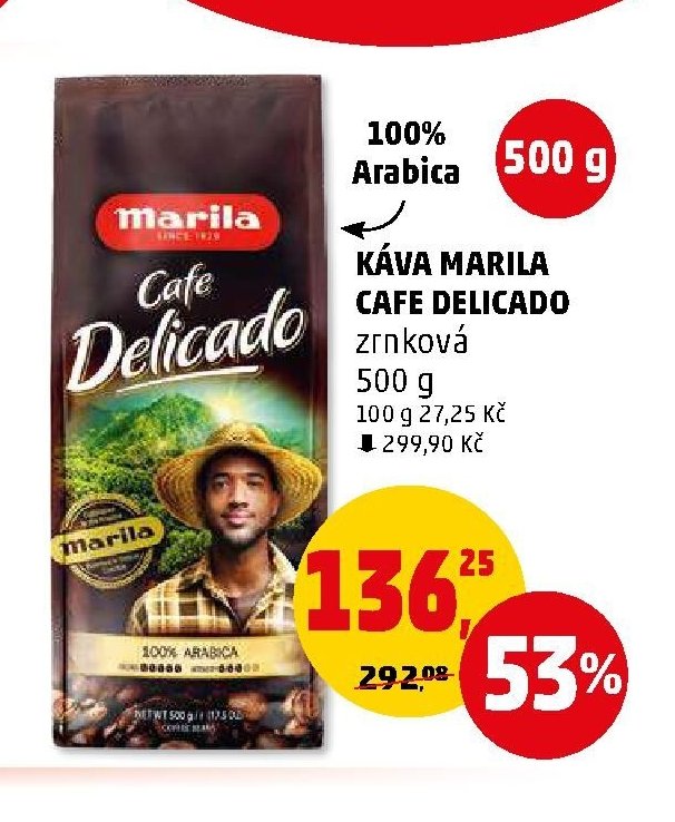 KÁVA MARILA CAFE DELICADO