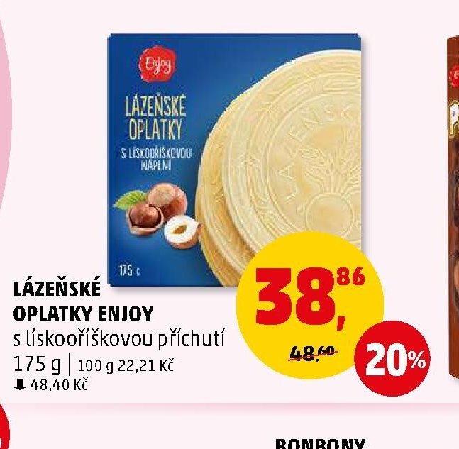 LÁZEŇSKÉ OPLATKY ENJOY 175 g