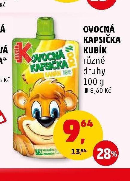 OVOCNÁ KAPSIČKA KUBÍK 100 g