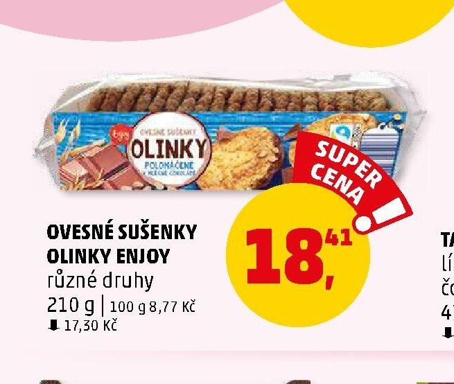 Ovesné sušenky Olinky Enjoy