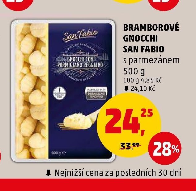Bramborové gnocchi San Fabio