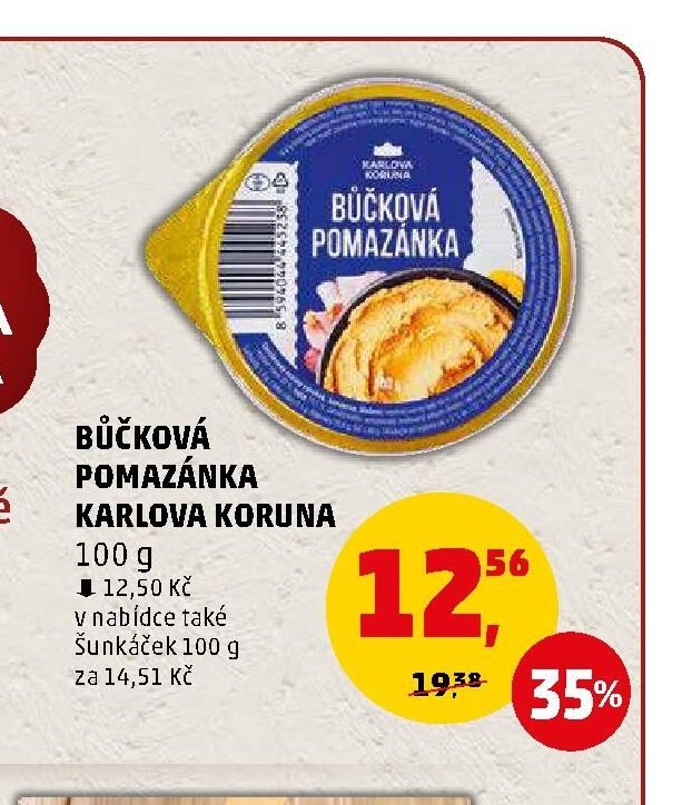Bůčková pomazánka Karlova Koruna