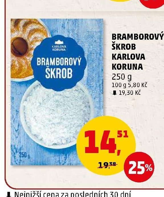Bramborový škrob Karlova Koruna