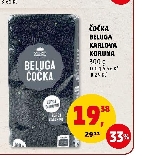 Čočka Beluga Karlova Koruna