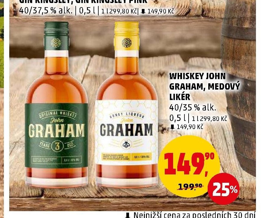 Whiskey John Graham, medový likér