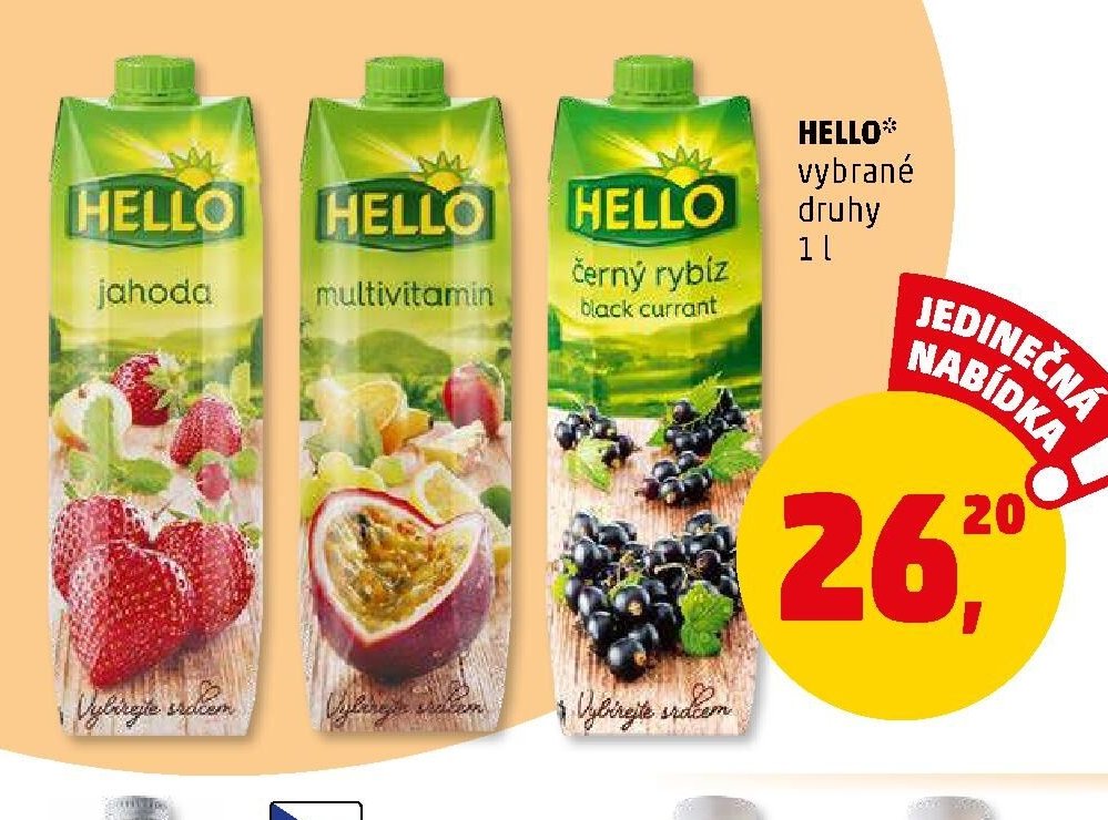 HELLO vybrané druhy 1 l