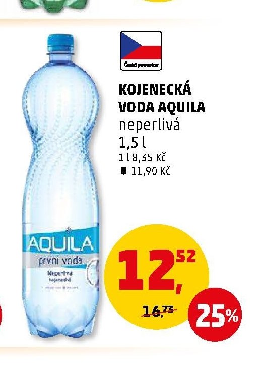 KOJENECKÁ VODA AQUILA neperlivá 1,5 l