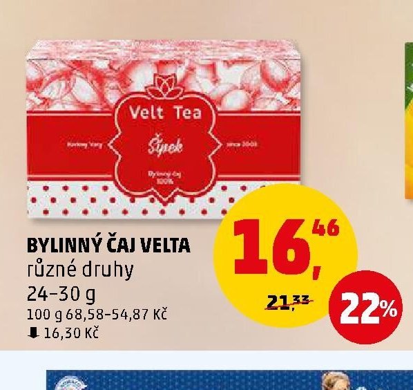 BYLINNÝ ČAJ VELTA