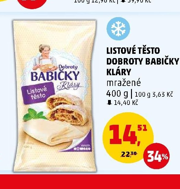 LISTOVÉ TĚSTO DOBROTY BABIČKY KLÁRY