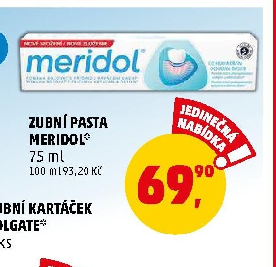 Zubní pasta Meridol
