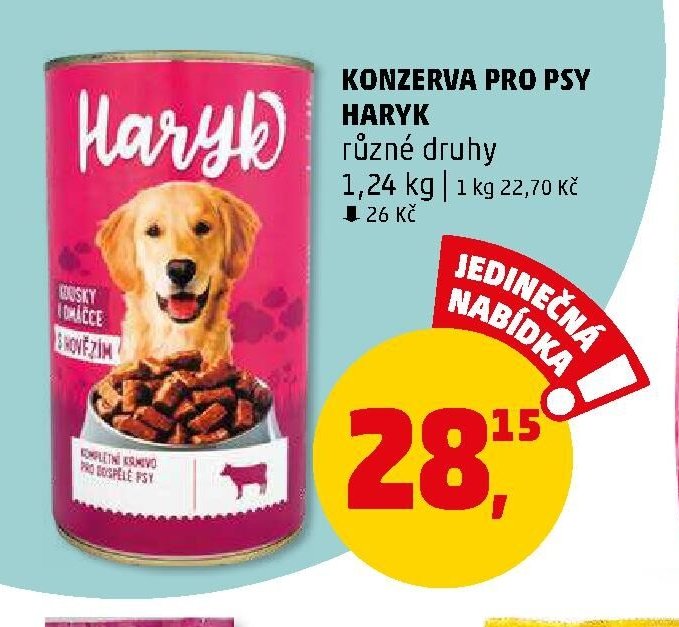 KONZERVA PRO PSY HARYK