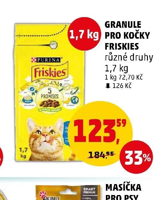 GRANULE PRO KOČKY FRISKIES