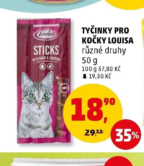 TYČINKY PRO KOČKY LOUISA