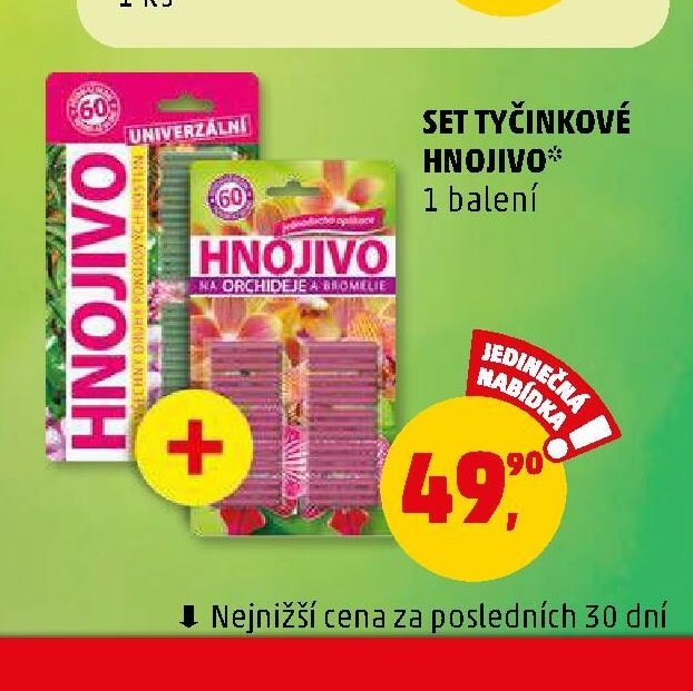 SET TYČINKOVÉ HNOJIVO