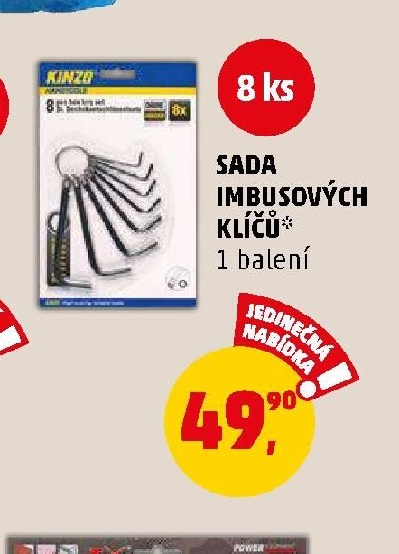 SADA IMBUSOVÝCH KLÍČŮ