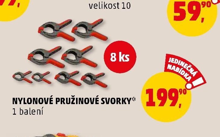 NYLONOVÉ PRUŽINOVÉ SVORKY