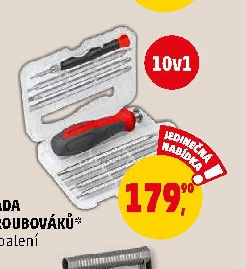 SADA ŠROUBOVÁKŮ