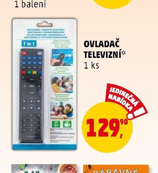 Ovladač televizní