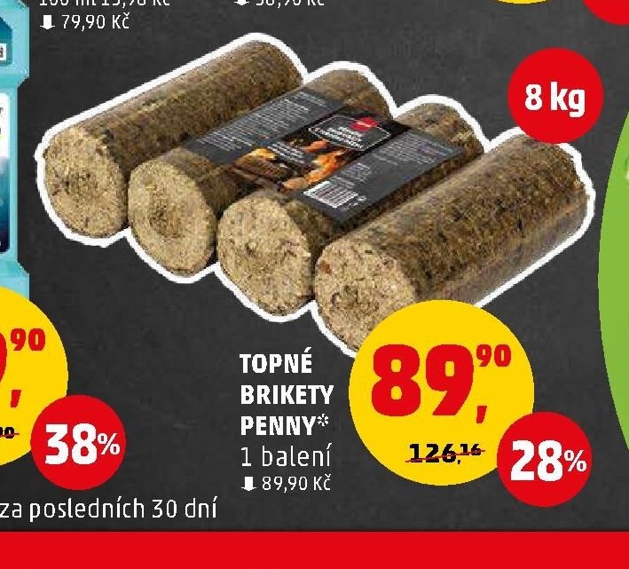 Topné brikety Penny 1 balení