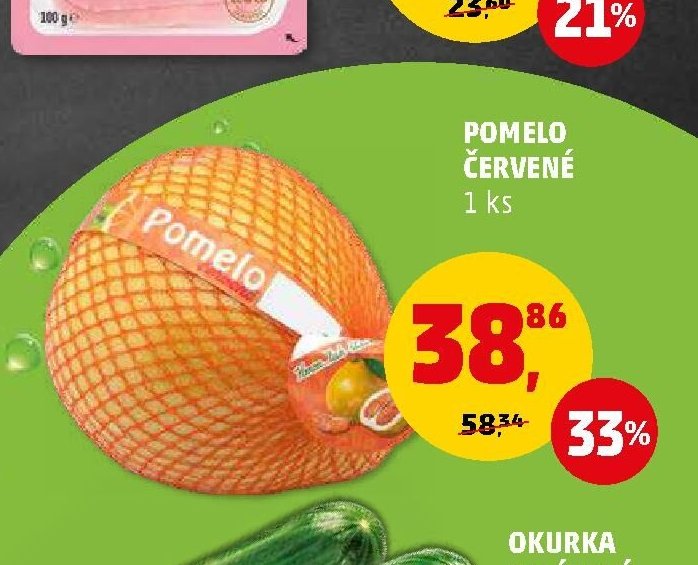 Pomelo červené 1 ks