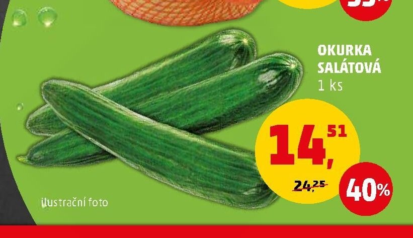 Okurka salátová 1 ks