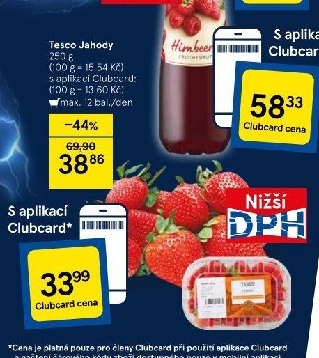 Tesco Jahody