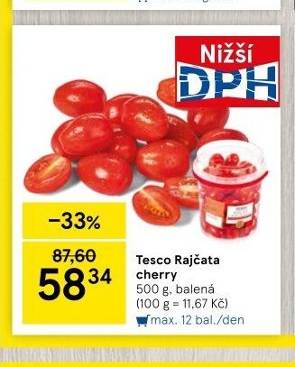 Tesco Rajčata cherry