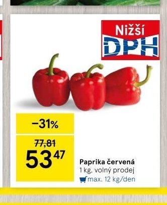 Paprika červená