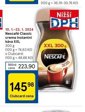 Nescafé Classic crema Instantní káva XXL