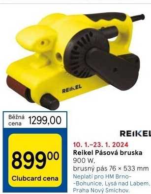 Pásová bruska Reikel