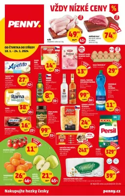 akční leták Penny Market 18.1.2024-24.1.2024