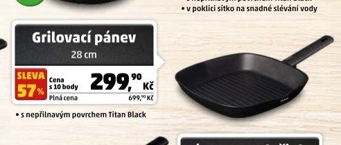 Grilovací pánev 28 cm