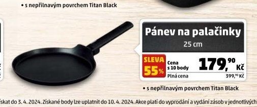 Pánev na palačinky 25 cm
