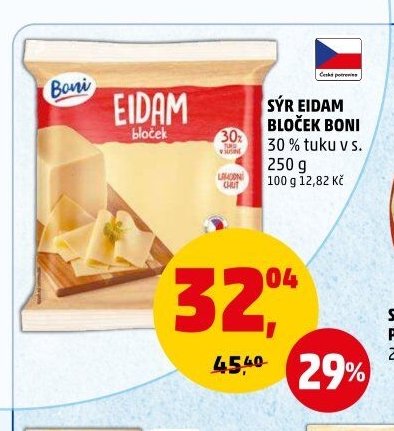 Sýr Eidam bloček Boni