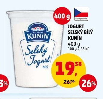 Selský jogurt Kunín